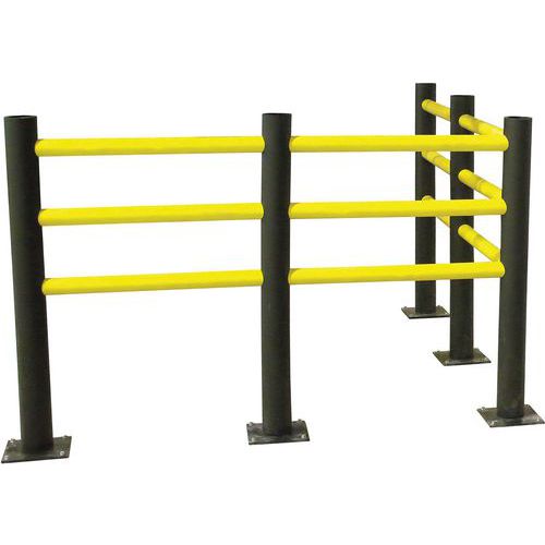 Lisse tubulaire pour barrière flexible modulaire Echo - Lot de 3 - Dancop Lisse tubulaire pour barrière flexible modulaire Echo - Lot de 3 - Dancop