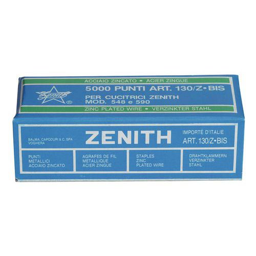 ZENITH Lot de 6 Bo/îtes de 5000 agrafes 130//E Bis en acier