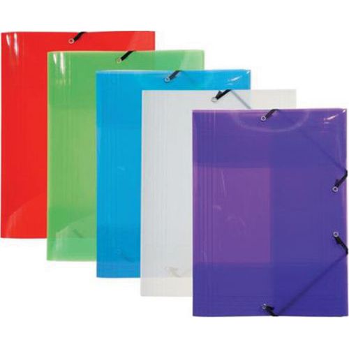 Set 25 Chemises 3 Rabats Pp 5/10e Crystal A4 Assorties