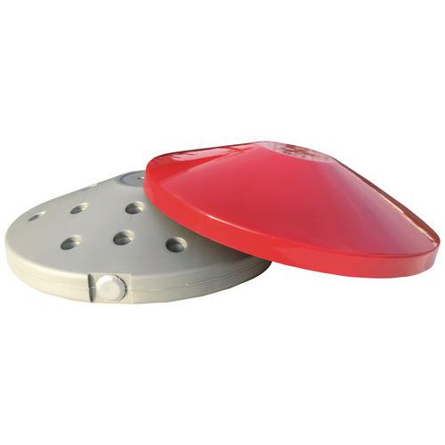 Base Poteau à Sangle 4m Rouge Et Blanc