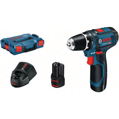Bosch 1 Perceuse-visseuse Gsr 12v-15 Avec 2 Batteries 2,0 Ah Bosch