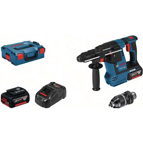 Perforateur SDS-plus GBH 18-26F avec 2 batteries 6,0 Ah Bosch Perforateur SDS-plus GBH 18-26F avec 2 batteries 6,0 Ah Bosch