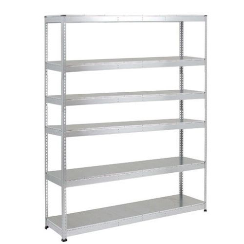 Rayonnage Manutan Rapid 1 2440x1525x455 6 Tabl Metal Gris