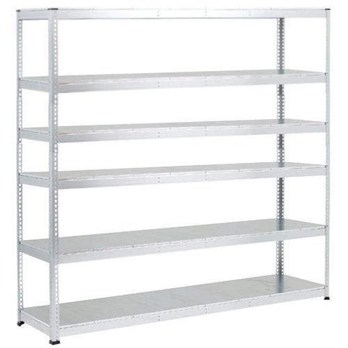 Rayonnage Manutan Rapid 1 2440x2440x915 6 Tabl Metal Gris