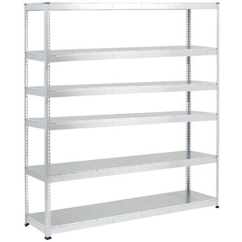 Rayonnage Manutan Rapid 1 2440x1830x455 6 Tabl Metal Gris