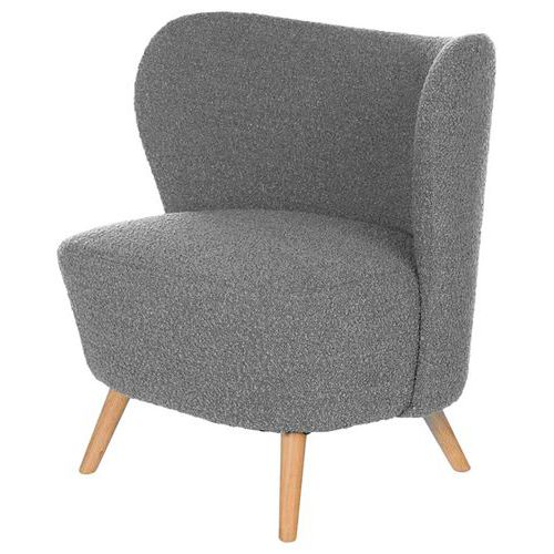 Fauteuil Bas Jaipur Gris Clair