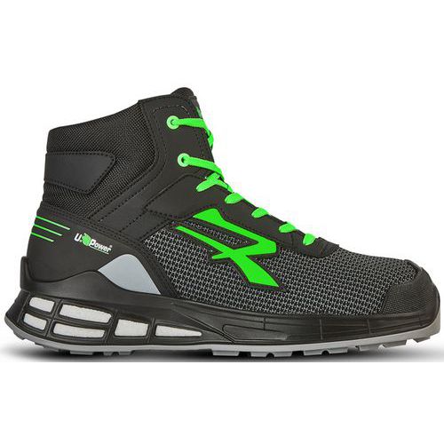 U Power - Chaussure de sécurité RED PREMIUM BARRET ESD S3 CI SRC - Taille 42 - Vert/Gris - Haute Protection