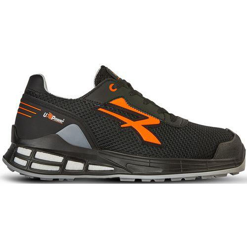 U Power - Chaussure de sécurité RED PREMIUM IRVIN ESD S1P SRC - Noir/Orange - Taille 44 - Protection Métallique