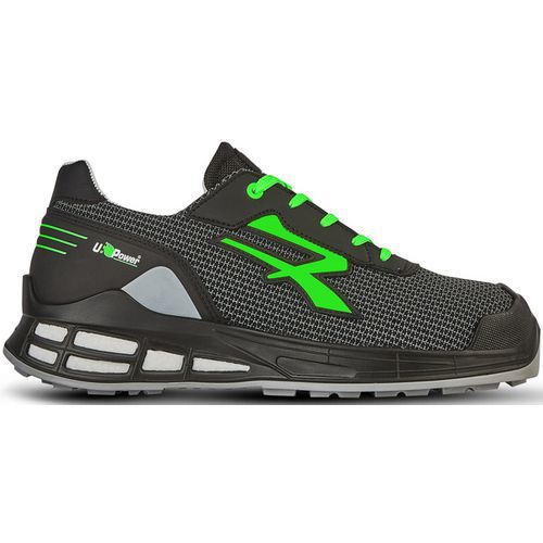 U Power - Chaussure de sécurité RED PREMIUM DAKOTA ESD S3 CI SRC - Taille 48 - Vert/Gris - Protection et Confort