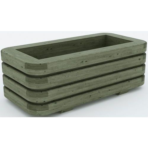 Jardinière Loctudy Rectangulaire 50x80x36 Cm - Pin