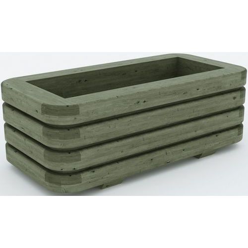 Jardinière Loctudy Rectangulaire 50x100x36 Cm - Pin