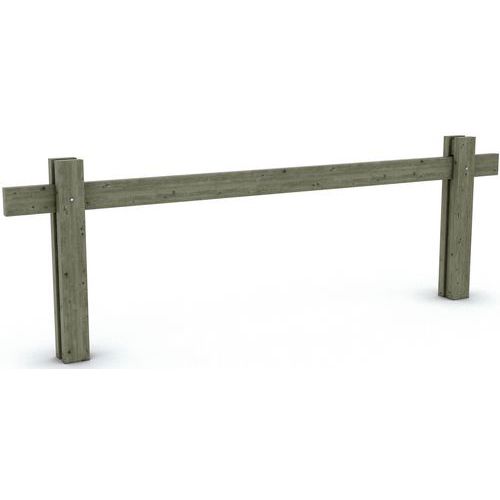 Mobextan - Barrière Coulissante Bois Pin 4,50m - Multiplis - Garantie 10 Ans