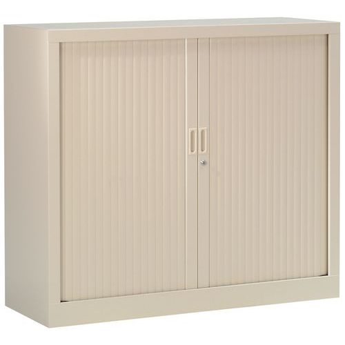 Armoire Basse À Rideaux 100 X 100 Cm 1015 Beige