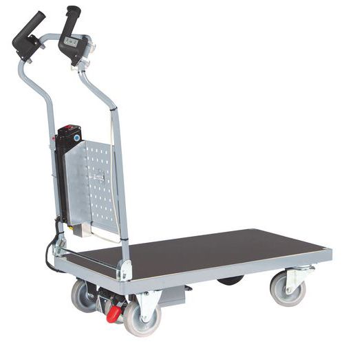 Chariot électrique avec dossier pliant - e-drive - Capacité 500 kg Chariot électrique avec dossier pliant - e-drive - Capacité 500 kg