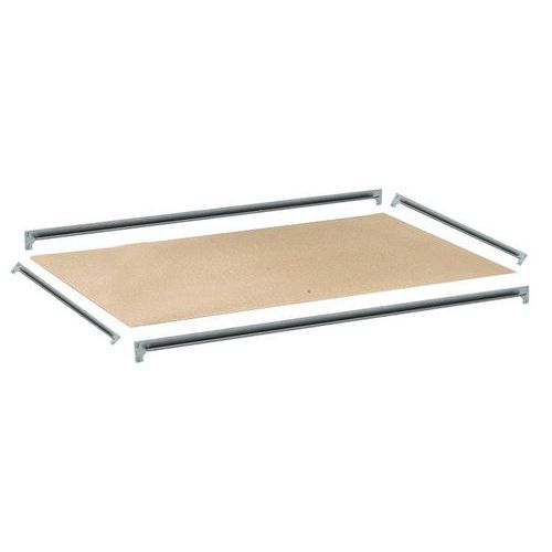 Niveau Supplémentaire Aggloméré Zingué 1220 x 455 mm pour Rayonnage Manutan Rapid 2