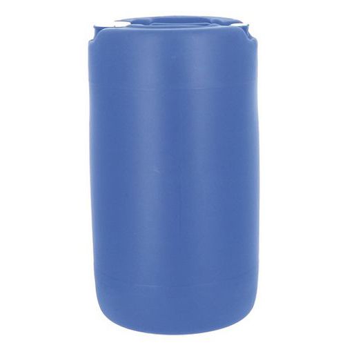 Fût 30L Ouvert avec Bonde - Polyéthylène Haute Densité Bleu - Homologué ONU Liquide - Recyclable