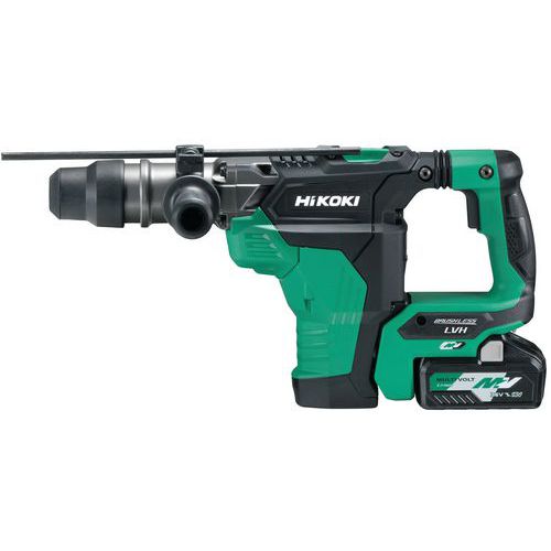 Hitachi 1 Perforateur Burineur Multivolt Sdsmax 40mm 36/18v - 4,0/8,0ah - Hikoki