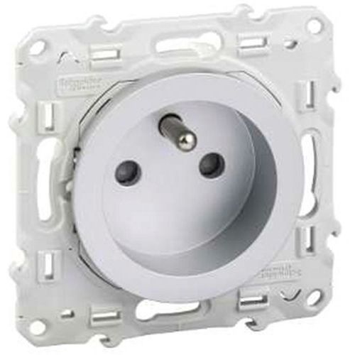 Prise De Courant 2p+t Alu à Vis Connexion Rapide - Odace