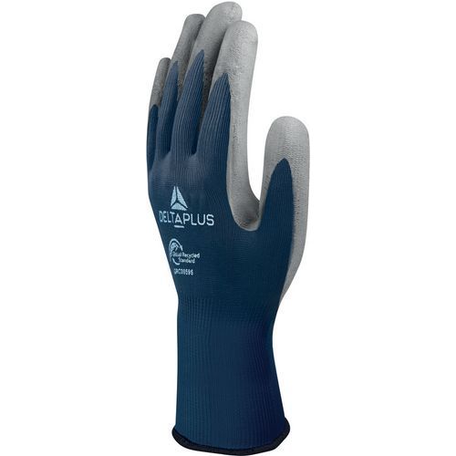 Gants De Manutention Polyester Recyclé 59% Enduit Pu - Ve702green Taille 07