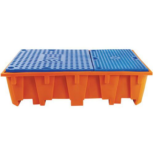 Bac De Rétention 1 Ibc Avec Caillebotis Pehd - Manutan