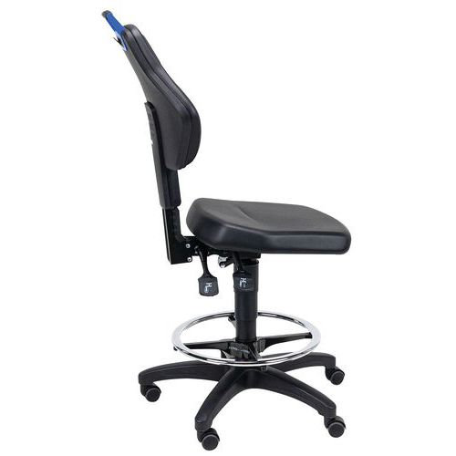 Siege assis debout Flex, chaise à roulette poste de travail
