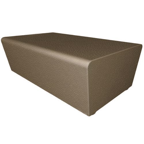 Pouf 2 Places Maldiv Enduit Pvc Terre