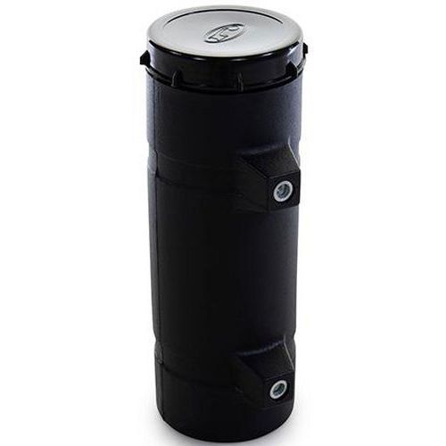Jonesco - Porte document cylindrique - Gris - Polyéthylène - 125 mm diamètre - Protection incendie