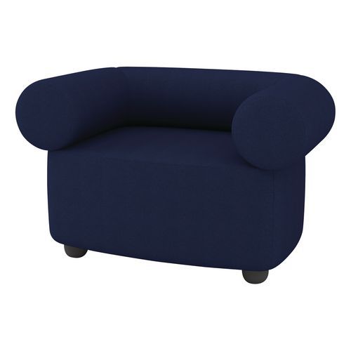 Fauteuil Abyssa Tissu Non Feu M1 Bleu Marine