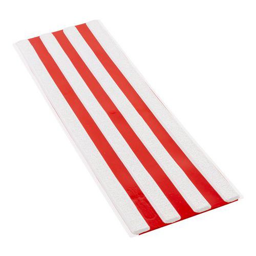 Bande Aide à L'orientation 4 Nervures - Blanc/rouge - Novap