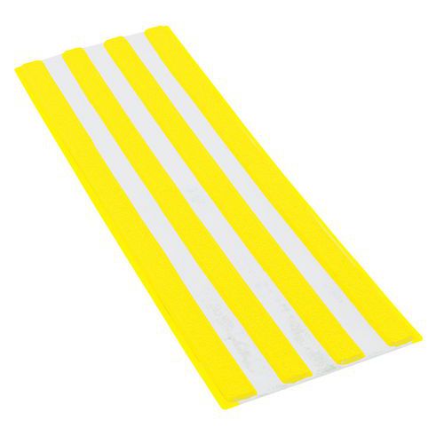 Bande Aide à L'orientation 4 Nervures - Jaune/blanc - Novap