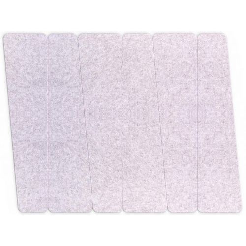 Dalle Acoustique Murale Géométrique Feutre Gris Clair