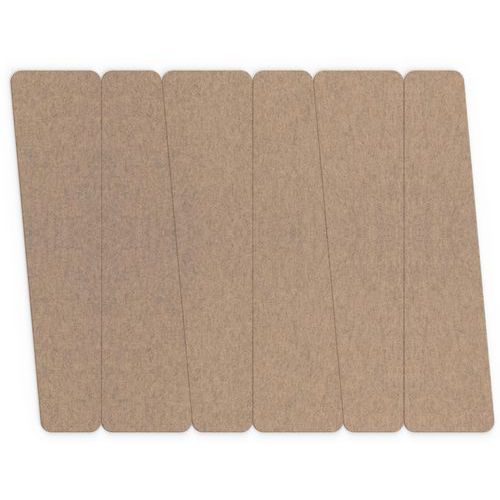 Dalle Acoustique Murale Géométrique Feutre Beige