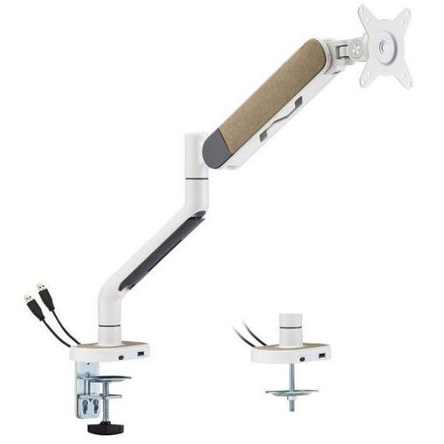 Support De Bureau D35-100cg-w 1 Ã‰cran 17-35 - Dacomex