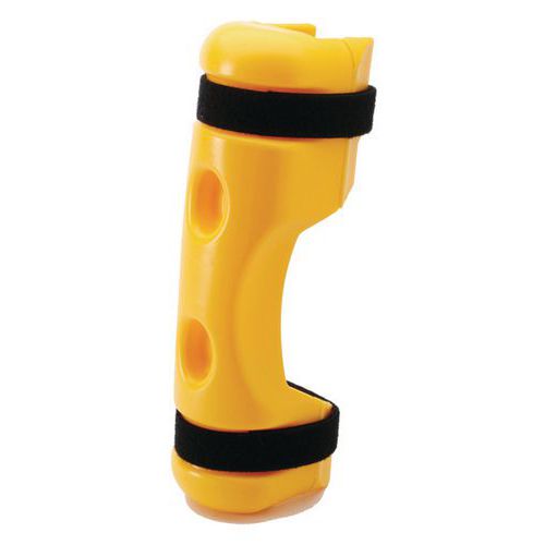 AE&T - Protection de rayonnage Sentry Contour Jaune - Polyéthylène - Pour rayonnage 120mm - Résistant et Durable