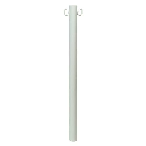 Poteau Metal 0.80m Blanc Avec Manchon