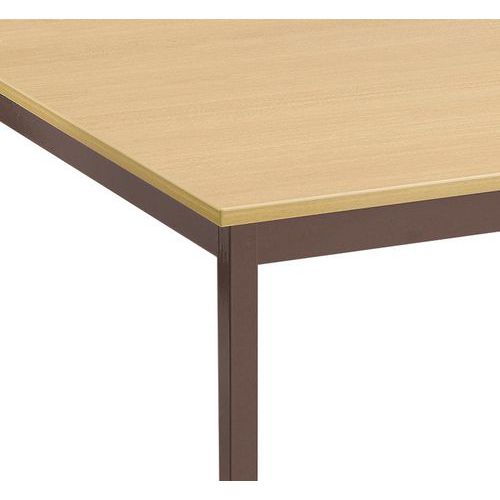 Ensemble chaises table rectangulaire - Plateau mélaminé - 6 places