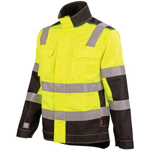 Blouson Mixte Lux 3flacp - Jaune Hivi / Noir - 5
