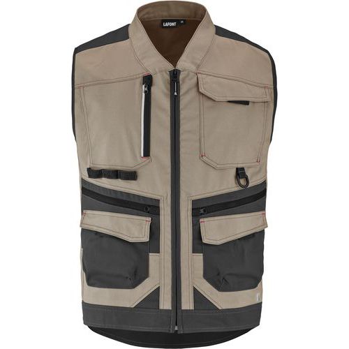 Gilet De Travail Homme Trowel 9att3 - Beige / Charcoal - 3