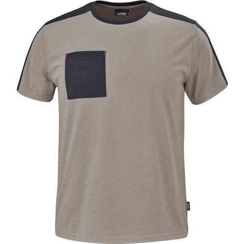 T - Shirt Chisel C190att2 - Beige / Noir - 3xl