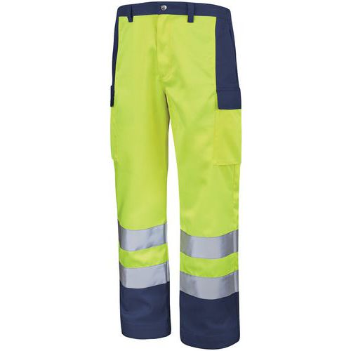 Pantalon Fluo Base Xp 9b81 - Jaune Fluo / Marine - 0