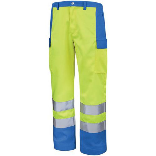 Pantalon Fluo Base Xp 9b81 - Jaune Fluo / Azur - 0