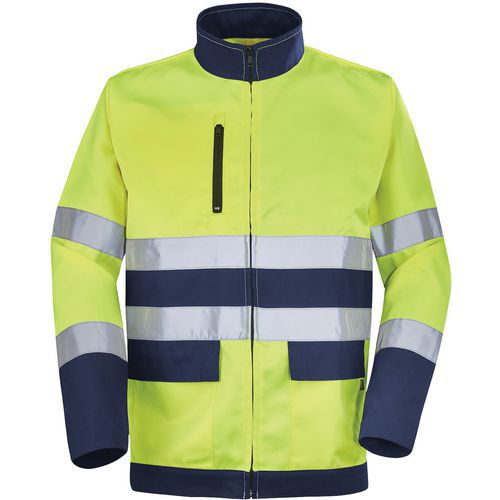 Blouson Fluo Base Xp 9d81 - Jaune Fluo / Marine - 0