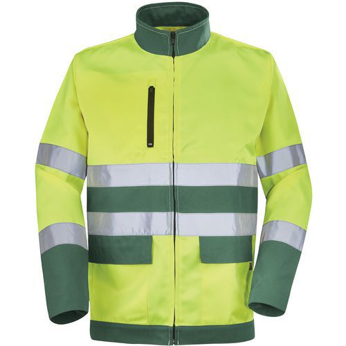 Blouson Fluo Base Xp 9d81 - Jaune Fluo / Vert Amazonie - 3