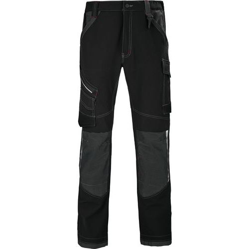 Pantalon De Travail Stretch Ruler 1attst - Noir / Noir - 42