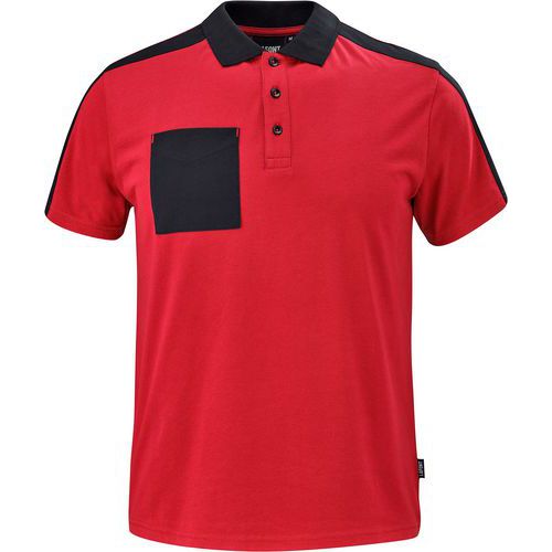 Polo Hone D190att2 - Rouge / Noir - S