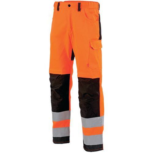 Pantalon Femme Tara 1flhcp - Orange Hivi / Noir - T5