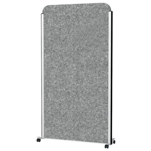 Separateur De Bureau Acoustic Cocoon 100x180 Gris - Maul