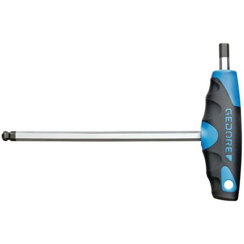 Gedore - Tournevis déporté 2C-T 5mm - Manche bi-matière - Chrome - 177mm