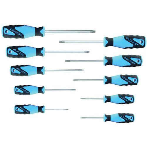 Jeu 10 Tournevis Torx Manche 3c 2163tx-010