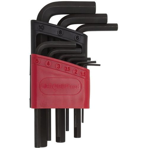 Jeu Clés Mâles Longues Sur Râtelier Vis 6 Pans R36605009red